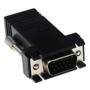RJ45-VGA 익스텐더 암/수-Lan Cat5 RJ45 네트워크 이더넷 케이블 암 어댑터 PC 추가 스위치 변환기