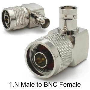 1/3/10pcs L16 N-BNC Male Female 커넥터 Q9 BNC-N  90도 직각 RF 동축 어댑터 빠른  구리