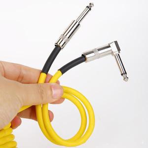 6.5mm 오디오 케이블 TRS 1/4인치 일렉트릭 기타/베이스용 5m 금도금 차폐 저소음 잭