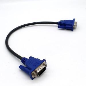 0.3m/0.5m/1.5m 케이블 Vga 15핀 수-수 VGA PC 컴퓨터 모니터 프로젝터 연결 용 코드 와이어 라인 구리