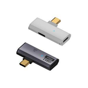 Type-C 1/2 듀얼 C 포트 어댑터 OTG 변환기는 USB 3.0 확장 PD100W 동시 충전을 지원