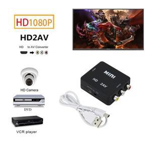 HD 1080P HDMI 호환 RCA AV  변환 어댑터 오디오 비디오 케이블 CVBS 포함