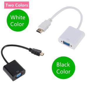 HD 1080P HDMI-VGA 케이블 변환기 HDMI Male-VGA Famale 어댑터 디지털 아날로그 태블릿 PC 노트북 PC TV