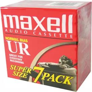 저소음 표면의 음성 녹음 벽돌 팩에 최적화된 Maxell 108575 - 90분 오디오 카세트 7개의 테이프