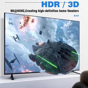 HDMI 호환 케이블 어댑터 미니 마이크로 hdmi-HDMI 2.1 변환기 48Gpbs 8K60HZ 4K120HZ HDTV 프로젝터 PS4