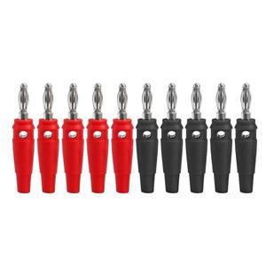 10pcs 고전류 나사  4mm 바나나 플러그 32A 스택형 커넥터 스피커 케이블 어댑터 단자