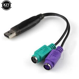 Usb 남성 PS2 여성 어댑터 케이블 변환기 키보드 마우스 인터페이스 컴퓨터 액세서리