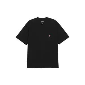 단톤 남성 포켓 반팔 티셔츠 블랙 DT-C0198-BK