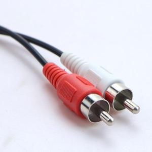 3.5mm 잭 스테레오-2 RCA 암수커넥터 케이블 어댑터 TV 헤드폰용 오디오 비디오 분배기