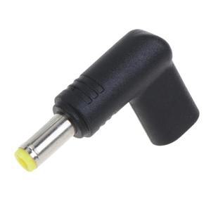 90도 c타입 USB C 암-DC 5.5mm x 2.1mm 수 전원 충전 어댑터 커넥터 스피커 DC