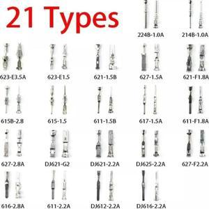 290pcs 플랫 플러그 케이블 러그-분류 커넥터 압착핀 자동차 전선 단자세트