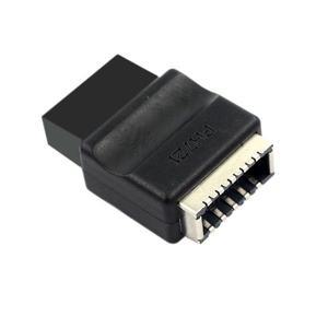 새마더보드 USB2.0 9핀 -  E USB C 전면 패널 헤더 키 A 커넥터 라이저 어댑터 데스크탑용 480Mbps
