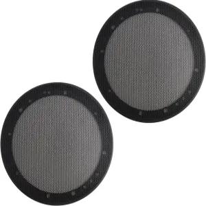 2PCS 자동차 6.5 스피커 그릴 벌집형 홀 그리드 디자인의 서브우퍼 커버 먼지 저항 충돌 손상 보호