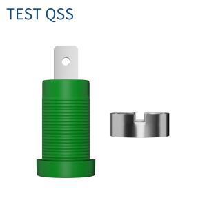 QSS 10pcs 4mm 안전 바나나 소켓 패널 플러그 잭 전기 커넥터 도구