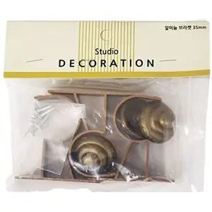 고품질 엔틱 커튼브라켓 35mm 3P 커텐소품 커텐 브라켓 커튼 커튼소품 커튼세트 커텐소품 커튼 W0394A0