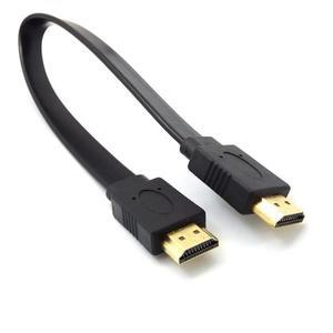 HDMI 호환 케이블 풀 HD 짧은 수-수 플러그 오디오 비디오 용 플랫 코드 HDTV TV PS3 호환 0.3M 1M
