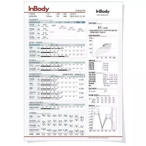 [인바디] 체지방측정기 InBody 970 소모품 결과지 (500매입)