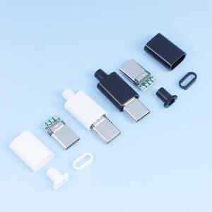 C타입 Mirco USB 3.1 고전류  충전 커넥터 수커넥터 DIY 수리 2세트