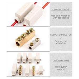 60A/400V 1-6mm2 빠른 버트 전선 커넥터 고전력 100A/1000V 2.5-16mm2 전기 케이블 접합 단자 블록 정션 박