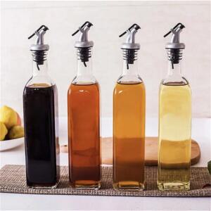 150ML/250ML/500ML 오일 냄비 플라스틱 누출 방지 주방 조미료 간장 식초 병 투명 올리브