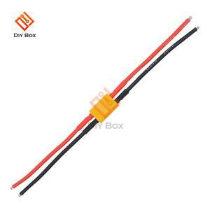 XT60 수 암용 불릿 커넥터 플러그 실리콘 14 AWG 와이어 포함 RC 리포 배터리 쿼드콥터 멀티콥터용