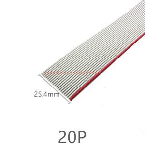 그레이 플랫 리본 케이블 28 AWG 1.27mm 피치 1 2 5 10 측정기 6P 8 30 34 40 50/60핀 FC IDC 커넥터용 와