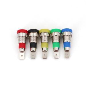 비덮개 바나나 플러그 용 10pcs 황동 4mm 암커넥터 패널 마운트  소켓 커넥터