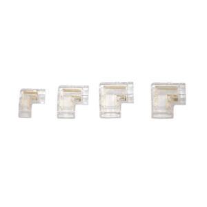 30pcs COB LED 전선 커넥터 연결 솔더리스 미니 버클 RGB CCT 스트립 조명 2 3 4핀 어두운 영역 없음