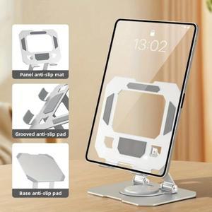 360도 회전식 태블릿 스탠드 조절식 접이식 데스크탑 홀더 4.7-12인치 IPad 호환 Pro/Air/Min PC 노트북 호