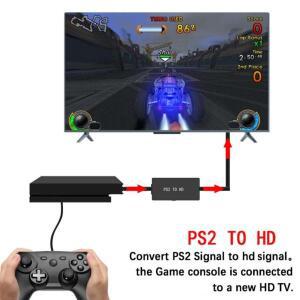 1080P PS2-HDMI 호환 변환기 어댑터 Plion 게임 비디오 케이블은 PC  PS2 디스플레이 모드를 지원