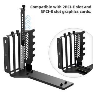 PCI-E 4.0 그래픽 카드 수직 장착 브래킷 200mm 3.0 x16 연장 케이블 홀더 GPU 키트