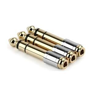 잭6.35mm 수커넥터-3.5mm 여성 커넥터 헤드폰 앰프 오디오 어댑터 마이크 기타 AUX 변환기