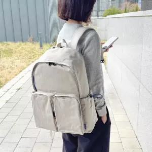 [옷자락]남자 여자 캐주얼 데일리 여행 신학기 투포켓 백팩