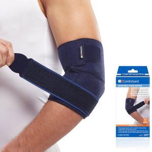COMFORBAND 조절 가능한 팔꿈치 보호대 테니스 긴장을 골퍼의 위한 목표 프리 관절염 사이즈 엘보 부상 슬리브 회복을 지지 활액낭염 건염 팔꿈치 압박