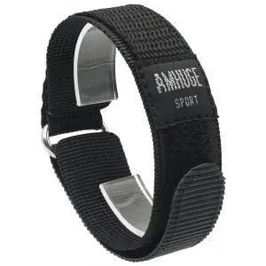 시계줄조절 AMHUGE 18mm 20mm 22mm 후크 루프 나일론 스포츠 시계 밴드 스틸 버클 방수 야외 스트랩