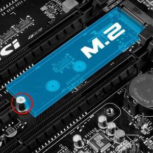 새로운 세트 M.2 지원 스탠드 오프 나사 SSD 장착 키트-Asus 마더 보드 핸드