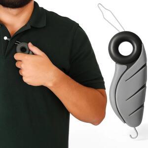 VIVE 손가락 구멍이 있는 버튼 후크 그립 드레싱 보조 옷을 생활 도우미 관절염을 민첩성 이동성 위한 지퍼 독립적인 도구 장치 핸들 제한된