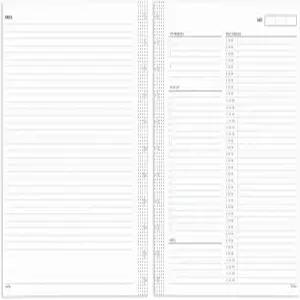 TUL 디스크바운드 날짜가 없는 일일 리필 페이지 8-1/2인치 x 11인치 50매