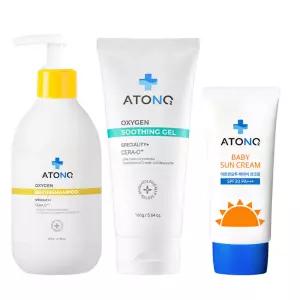 아토앤오투 신생아 진정케어세트 옥시젠 세라오 수딩젤+바스+선크림