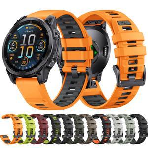 가민피닉스 GARMIN FENIX 47MM QUICKFIT FENIX8 5XEPIX 6X 밴드 22MM PROENDURO 스트랩 7X 26MM 51MM 팔찌용 실리콘 시계