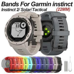 가민피닉스 실리콘 시계 스트랩이 밴드 INSTINCT용 포함된 GARMIN INSTINCT 호환 1과 2SOLARTACTICALINSTINCT