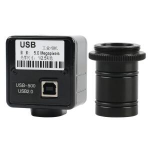미니현미경 5MP CMOS USB 고속 아이피스 현미경 카메라 프리 산업용 전자 고해상도 드라이버 디지털