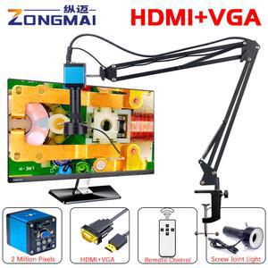 미니현미경 150X HD 카메라 금속 산업용 PCB 현미경 수리를위한 VGAHDMI 스탠드 전화 포트 브라켓 납땜