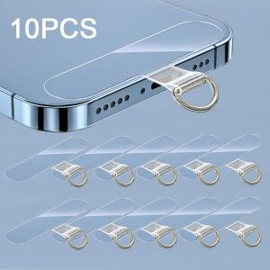 도난방지스트랩 핸드폰 휴대폰 스마트폰 TPU 휴대 전화 분실 카드 패드 분리형 스트랩 10PCS 나일론 패치 테더 가스켓