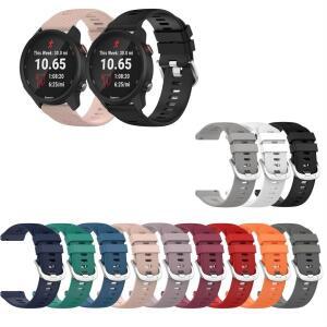 스포츠 실리콘 스트랩 밴드, 가민 포러너 165, 245, 645, 음악, 158, 비보액티브 3, 5, 액티브 5, 20mm
