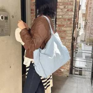 [다잇템]여자 봄여름 파스텔 패브릭 숄더백