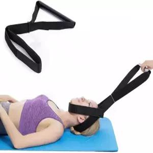 목 을 위한 WEOATAR Y 모양 견인 꼬집힌 신경을 스트레칭 스트랩 사용하기 쉬운 휴대용 실내 또는 실외용