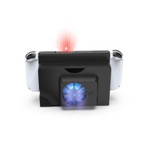 닌텐도 호환 스위치 OLED 액세서리 냉각 팬 쿨러 베이스 USB 외부 게임 콘솔 스탠드 방열