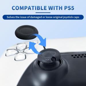 분해 가 필요 없는 PS4 호환 PS5 호환 게임패드 조이스틱용 교체용 수리 캡