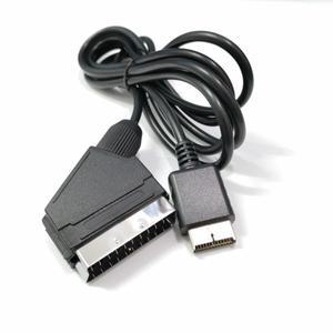 TV AV 리드 교체 연결 케이블 소니 호환 플레이스테이션 PS 1 RGB SCART PAL/NTSC 콘솔용